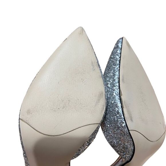 Annaili glitter stiletto heels, silver, size 41, US size 10 - Picture 12 of 13
